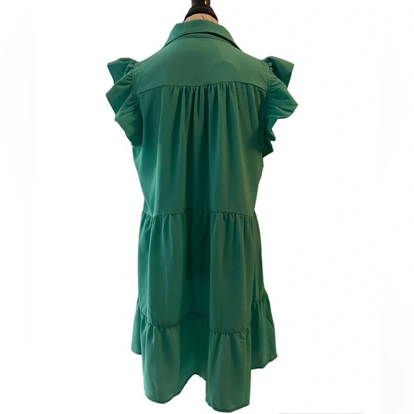 Umgee ruffle tiered dress, large - Picture 4 of 10